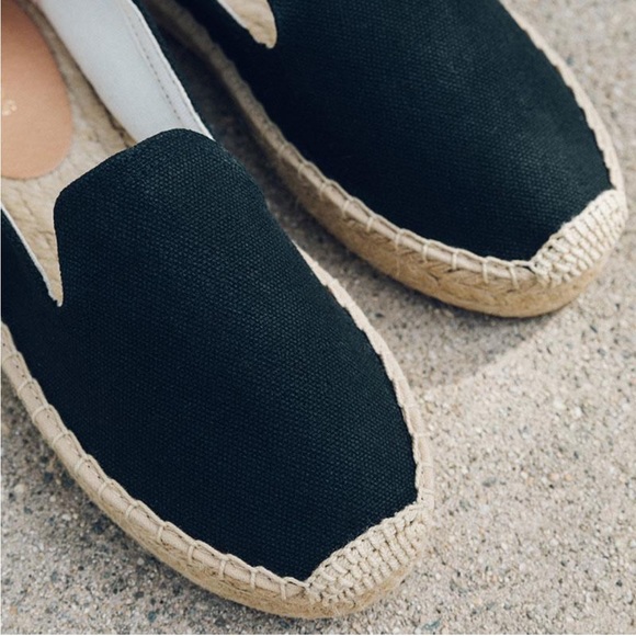 SOLUDOS The Seville Smoking Slipper Platform in Black - Picture 2 of 6